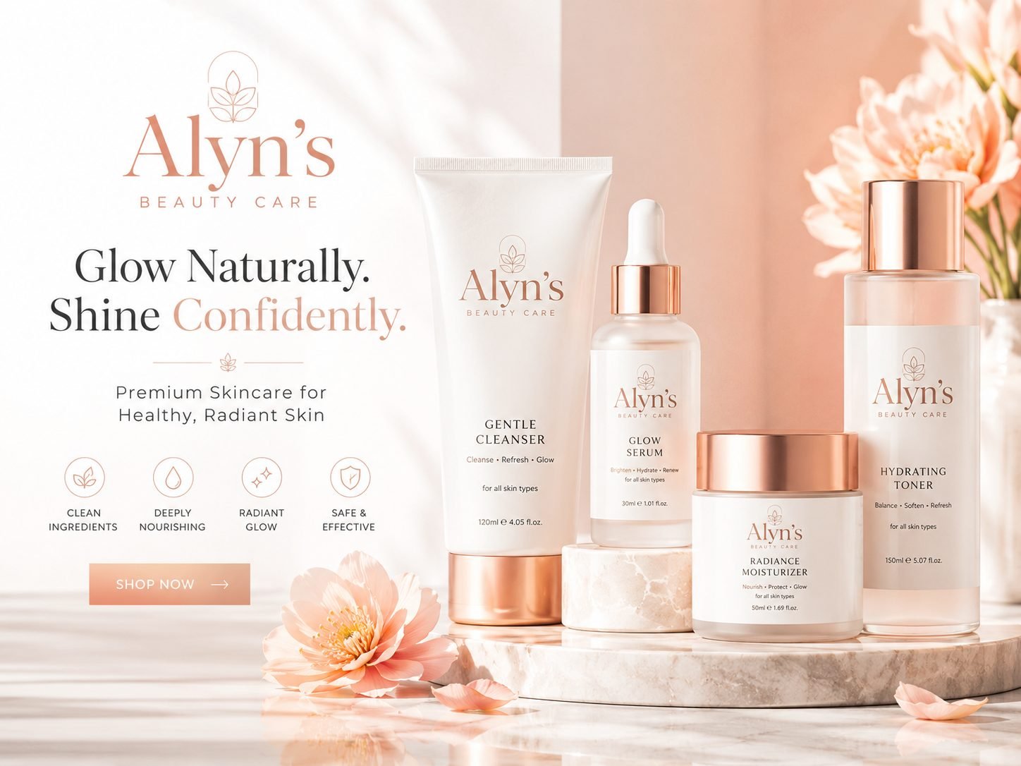 Alyn's Beauty Care skincare collection